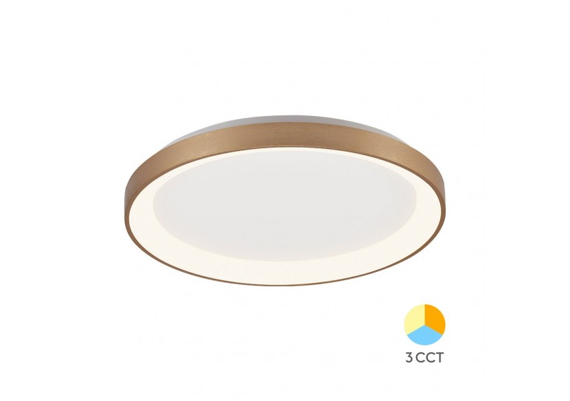 Plafonnier Bella LED 480mm Or, 4260 lm - BH17-00286 - Braytron