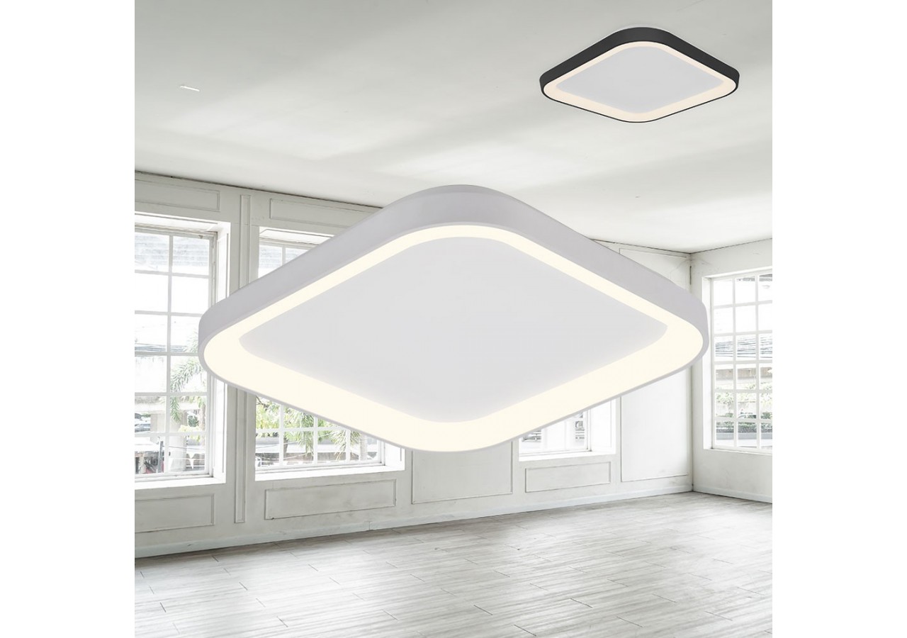 Plafonnier Bella LED 480mm Blanc, 4260 lm - BH17-00780 - Braytron