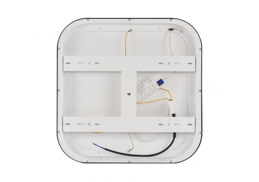 Plafonnier Bella LED 480mm Noir, 4260 lm - BH17-00781 - Braytron