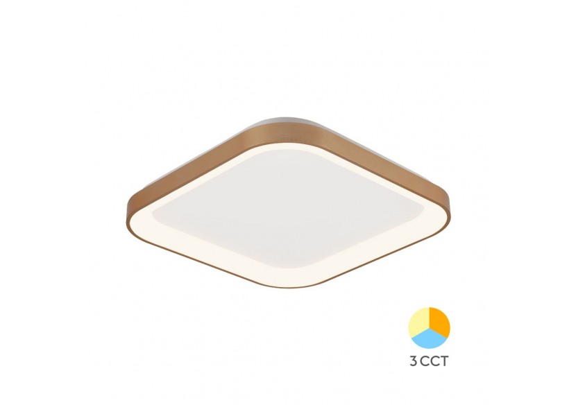 Plafonnier Bella LED 480mm Or, 4260 lm - BH17-00786 - Braytron