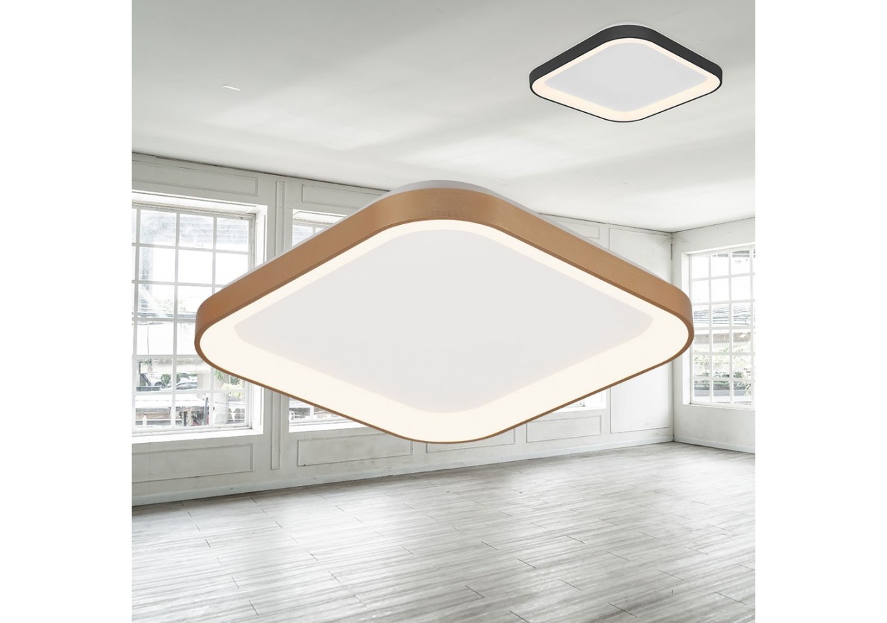 Plafonnier Bella LED 480mm Or, 4260 lm - BH17-00786 - Braytron