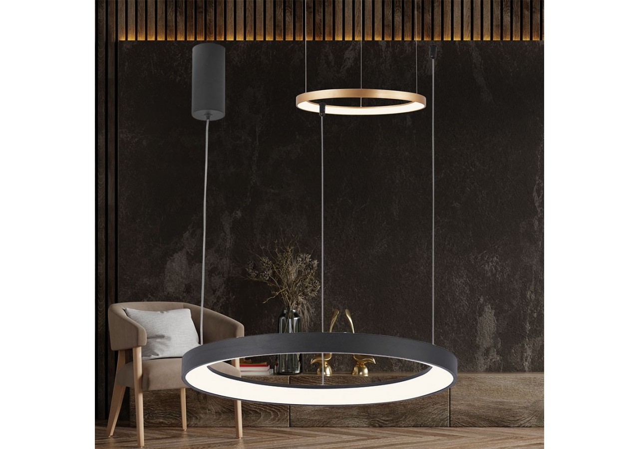 Suspension Bella LED Noire, 4260 lm - BH17-01281 - Braytron