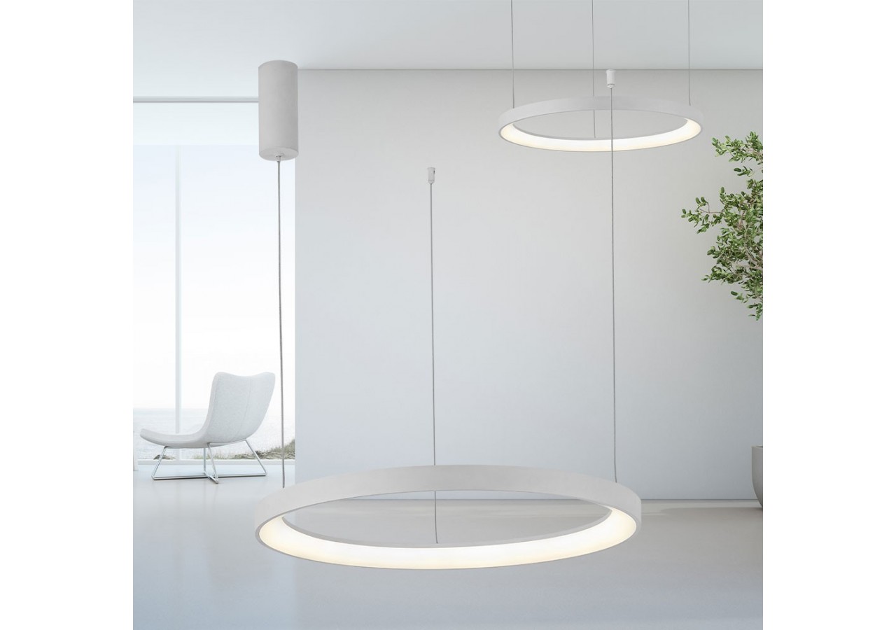 Suspension Bella LED Blanche, 5200 lm - BH17-01380 - Braytron