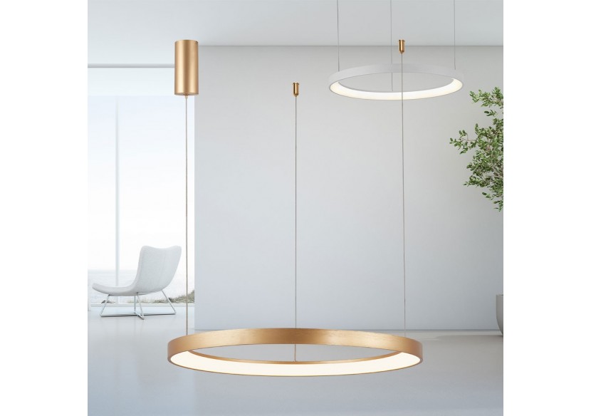 Suspension Bella LED 480mm Or, 5200 lm - BH17-01386 - Braytron