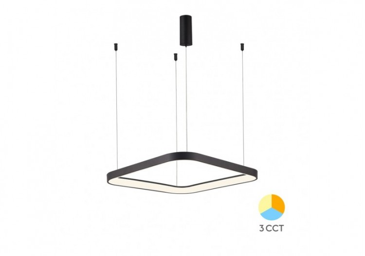 Suspension Bella LED 480mm Noire, 4260 lm - BH17-01781 - Braytron