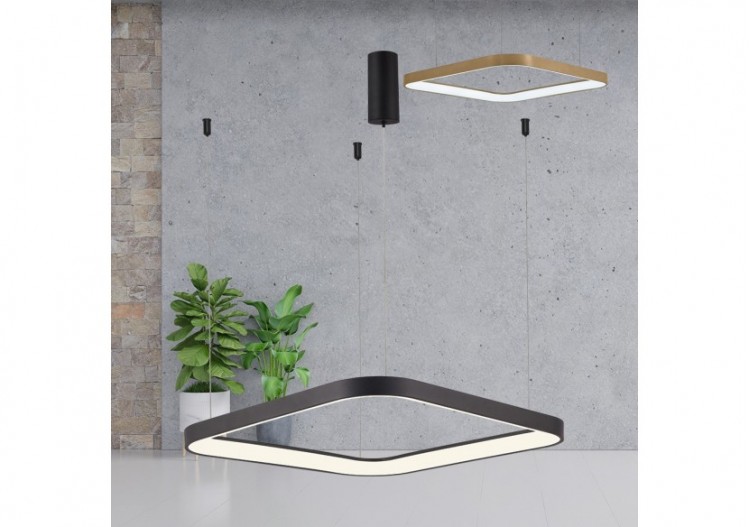 Suspension Bella LED 480mm Noire, 4260 lm - BH17-01781 - Braytron 2