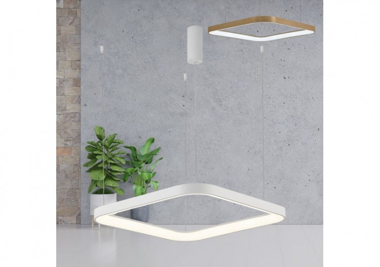 Suspension Bella LED 580mm Blanche, 5200 lm - BH17-01980 - Braytron 2