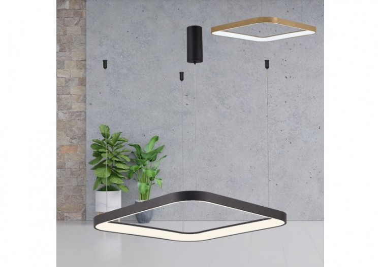 Suspension Bella LED 580mm Noire, 5200 lm - BH17-01981 - Braytron 2