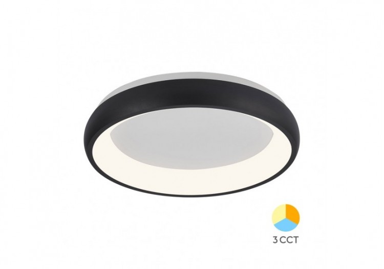 Plafonnier Bella LED 480mm Noire, 4260 lm - BH17-02381 - Braytron