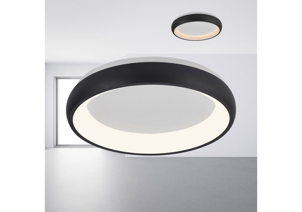 Plafonnier Bella LED 480mm Noire, 4260 lm - BH17-02381 - Braytron