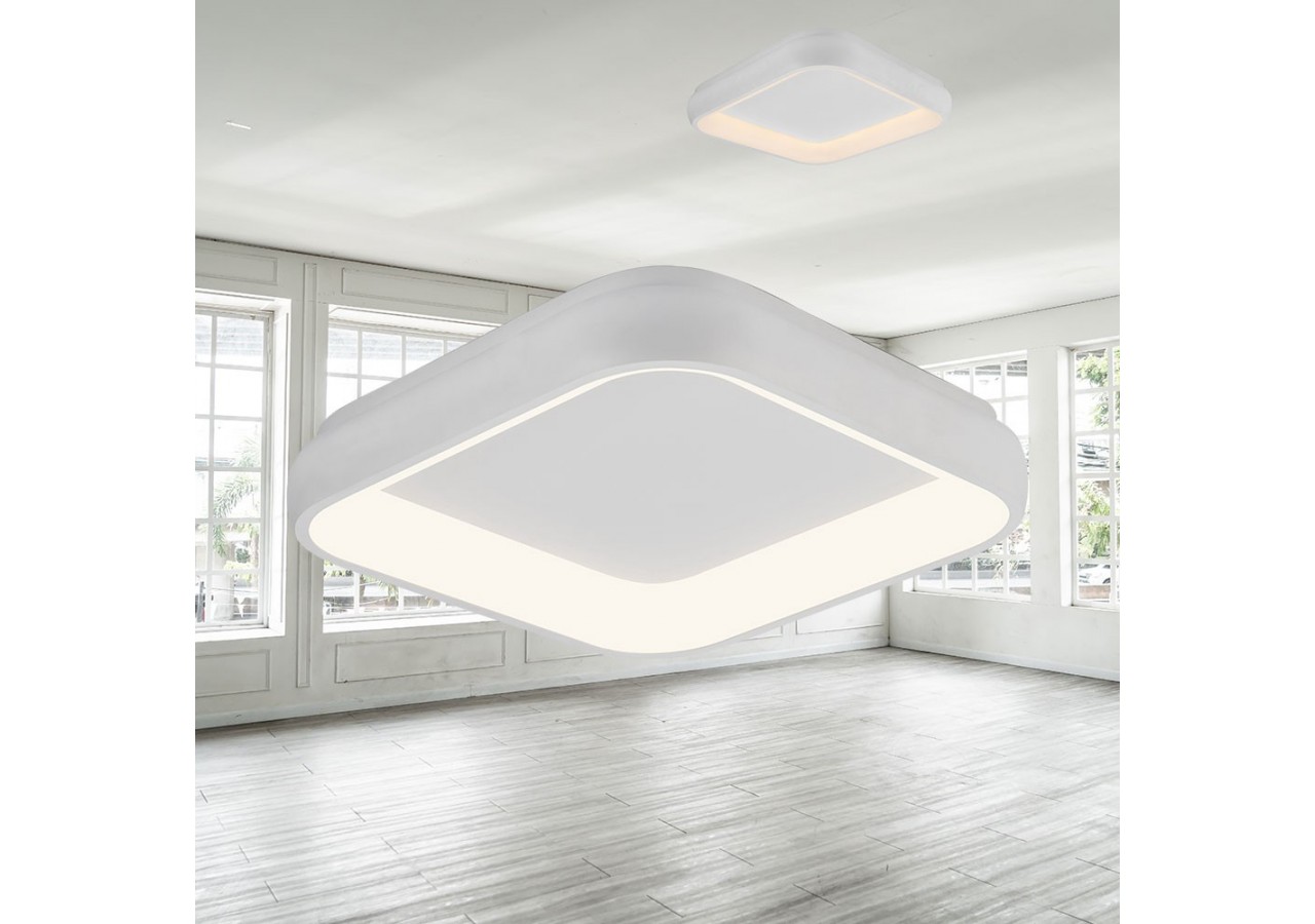 Plafonnier Bella LED 480mm Blanche, 4260 lm - BH17-02880 - Braytron