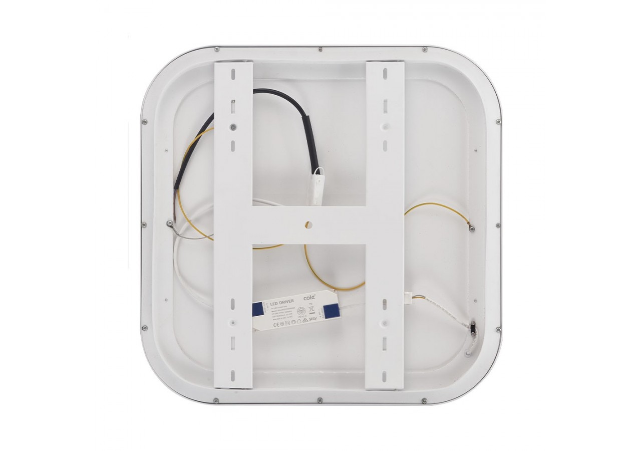 Plafonnier Bella LED 480mm Blanche, 4260 lm - BH17-02880 - Braytron