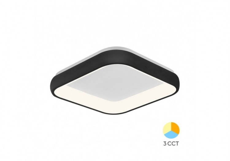 Plafonnier Bella LED 480mm Noire, 4260 lm - BH17-02881 - Braytron