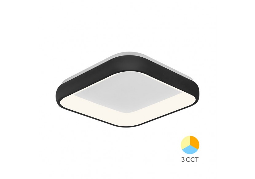 Plafonnier Bella LED 480mm Noire, 4260 lm - BH17-02881 - Braytron
