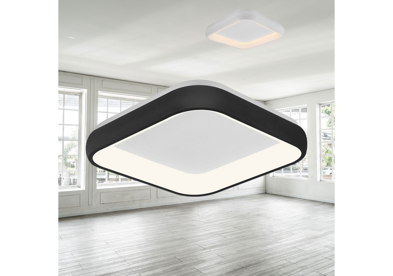 Plafonnier Bella LED 480mm Noire, 4260 lm - BH17-02881 - Braytron