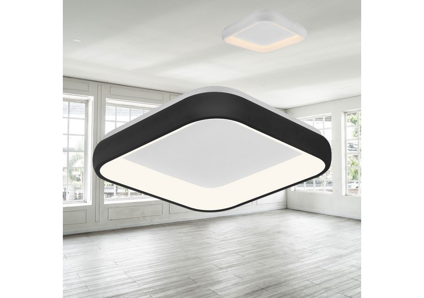 Plafonnier Bella LED 480mm Noire, 4260 lm - BH17-02881 - Braytron