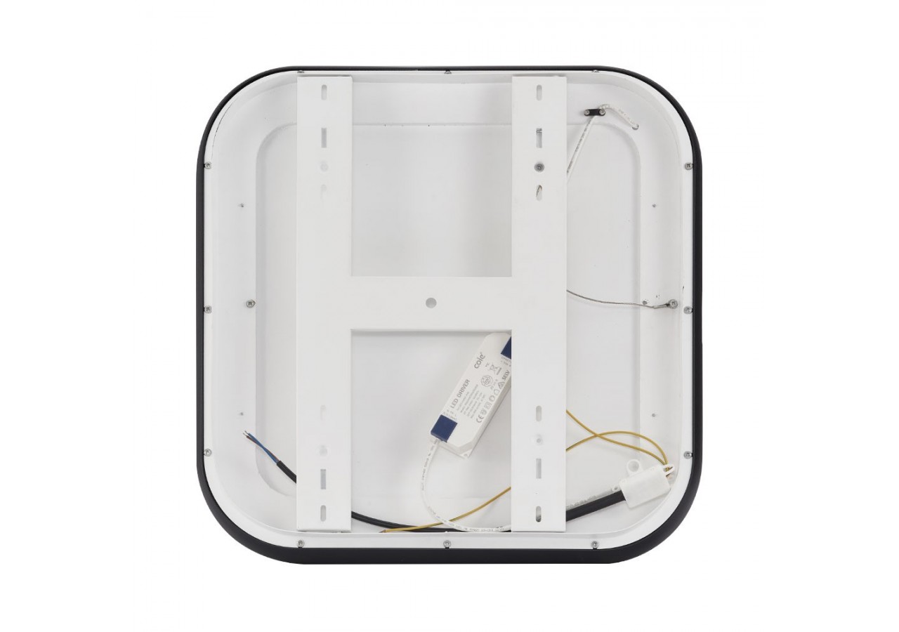 Plafonnier Bella LED 480mm Noire, 4260 lm - BH17-02881 - Braytron