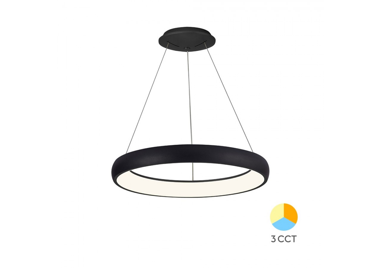 Suspension Bella LED Noire, 5200 lm - BH17-03481 - Braytron