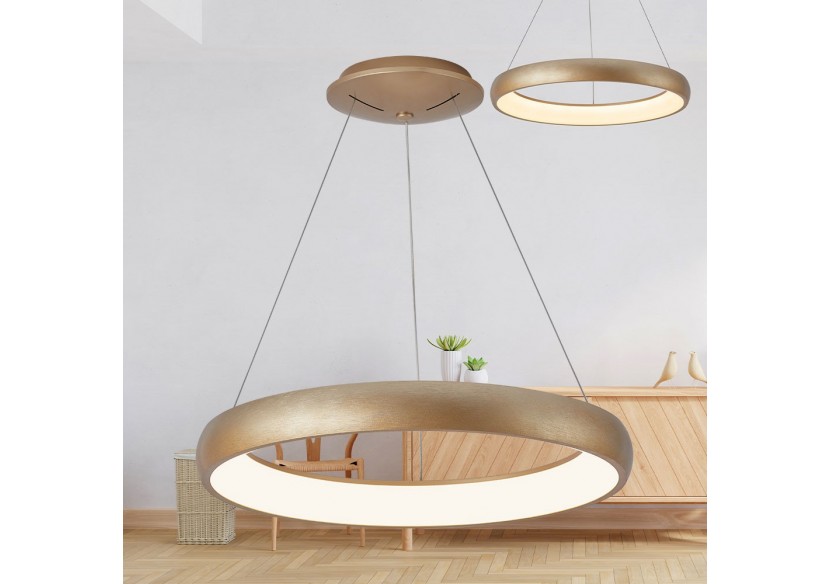 Suspension Bella LED 580mm Or, 5200 lm - BH17-03486 - Braytron