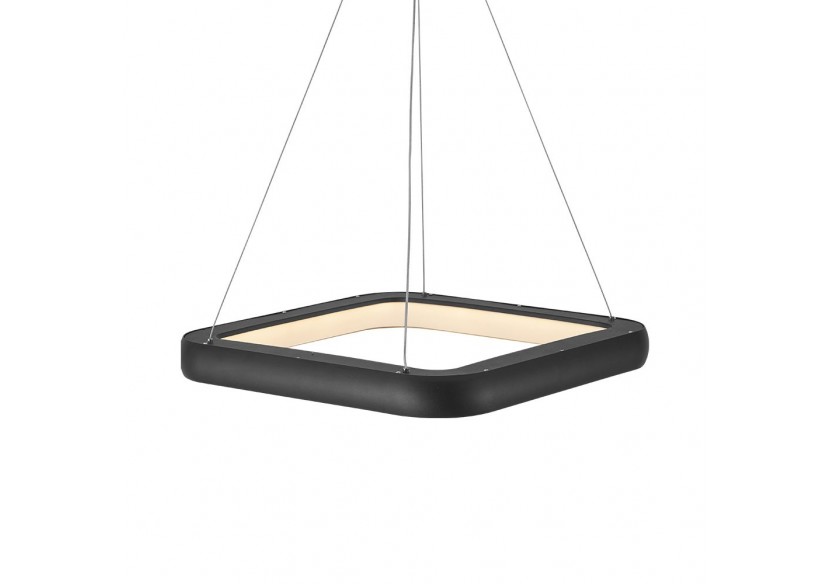 Suspension Bella LED 580mm Noire, 5200 lm - BH17-03981 - Braytron