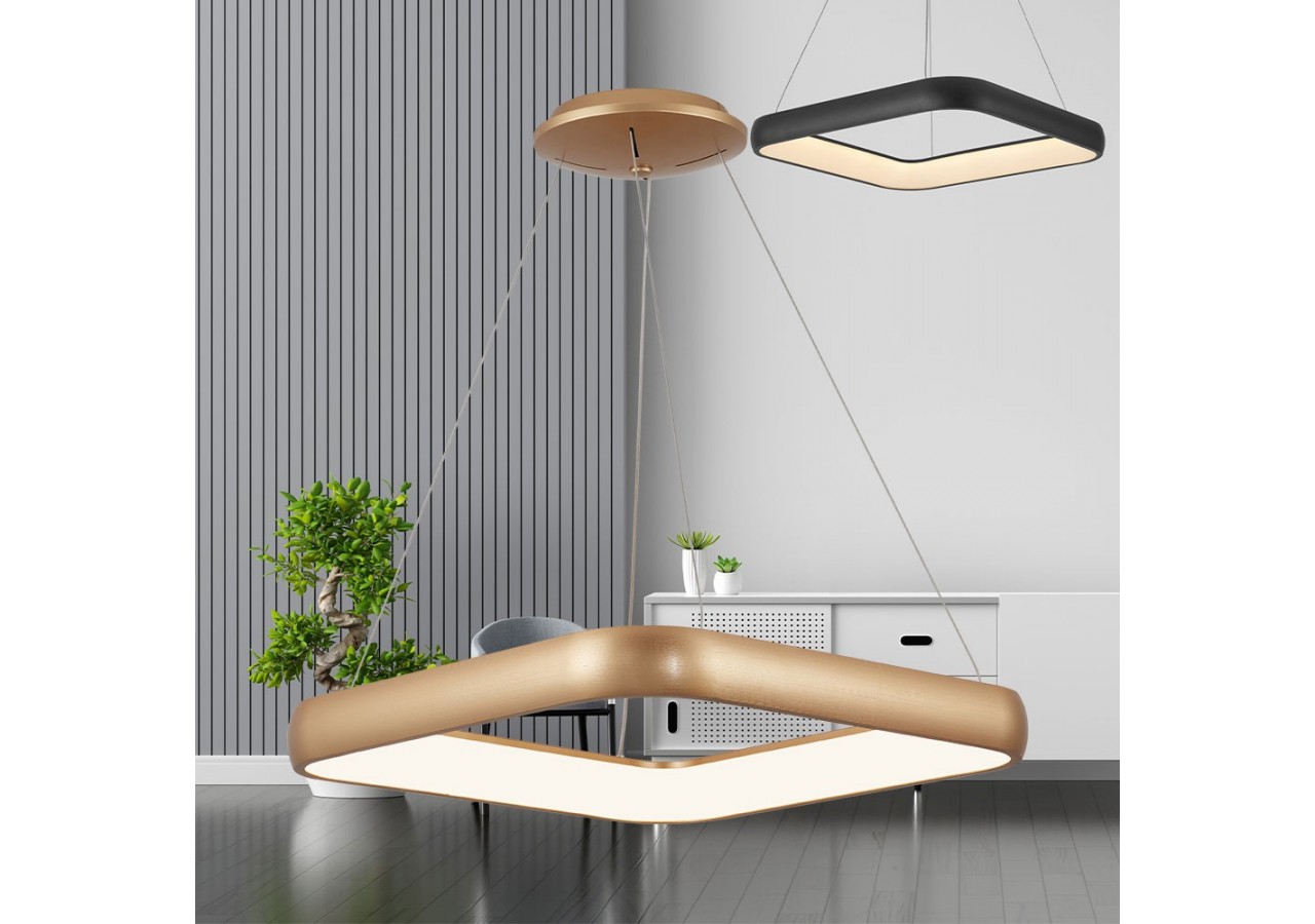 Suspension Bella LED 580mm Or, 5200 lm - BH17-03986 - Braytron