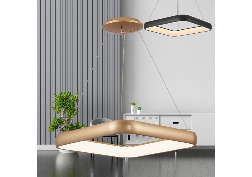 Suspension Bella LED 580mm Or, 5200 lm - BH17-03986 - Braytron