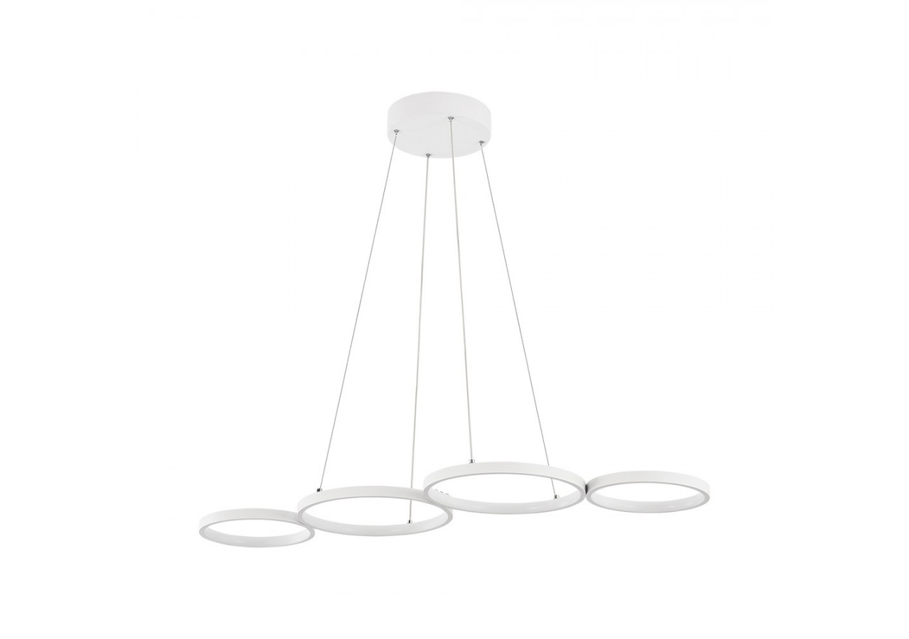 Suspension Nela LED 880mm Blanche, 6050 lm - BH17-04190 - Braytron