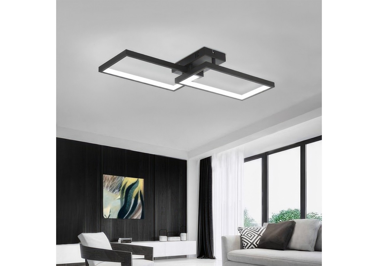 Plafonnier Nela LED 600mm Blanc, 4400 lm - BH17-04490 - Braytron