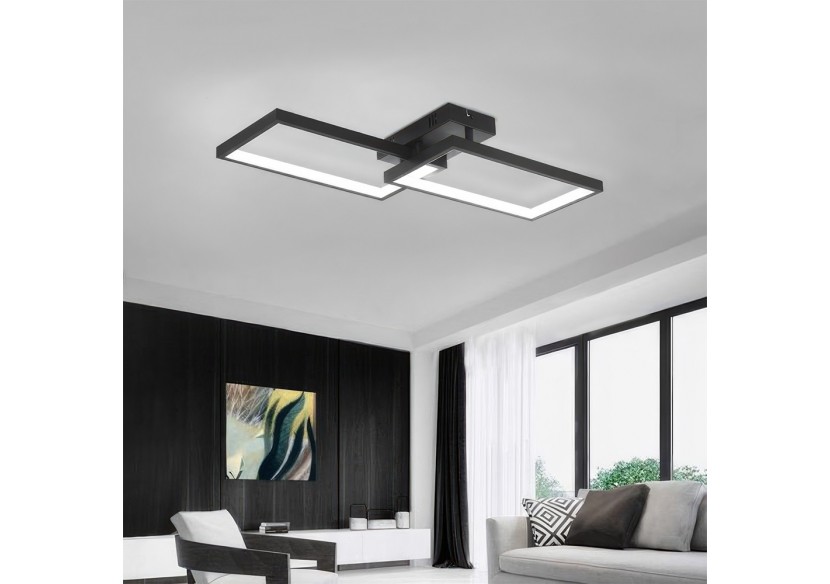 Plafonnier Nela LED 600mm Blanc, 4400 lm - BH17-04490 - Braytron