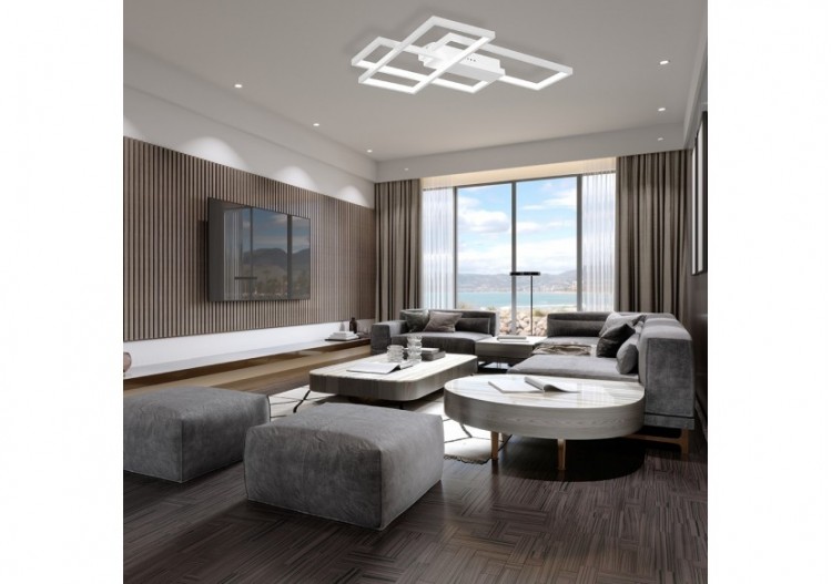 Plafonnier Nela LED 650mm Blanc, 7150 lm - BH17-04590 - Braytron 2