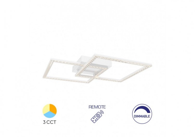 Plafonnier Crystal LED...