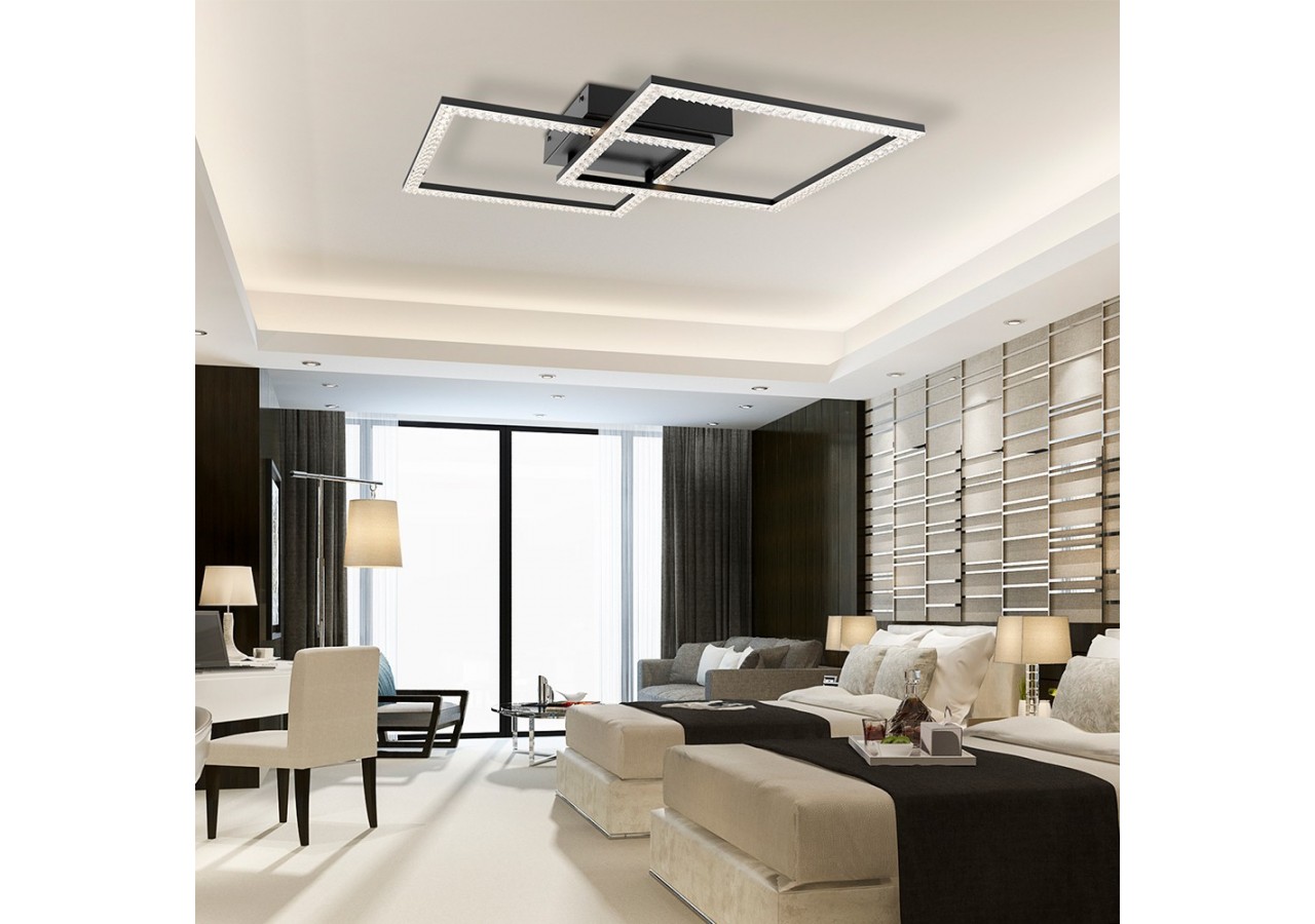 Plafonnier Crystal LED 540mm Blanc, 6050 lm, Variation de blancs - BH17-04890 - Braytron