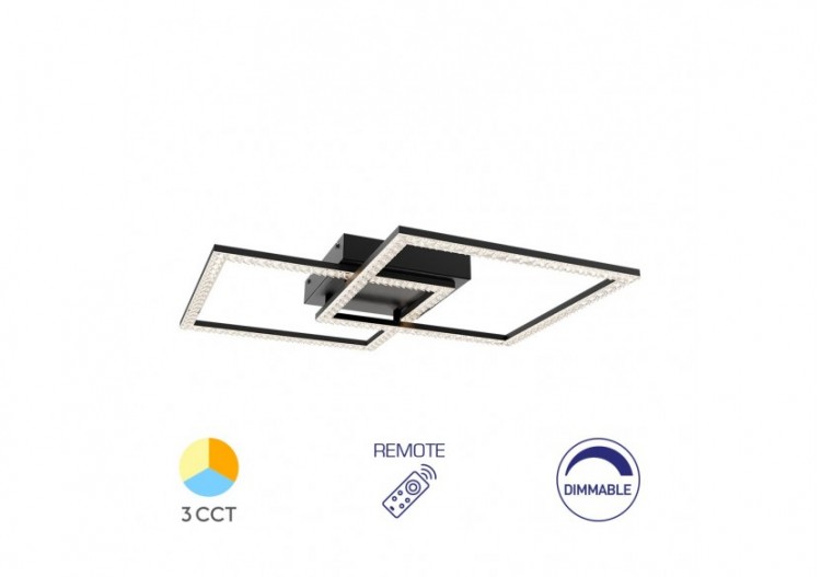 Plafonnier Crystal LED...