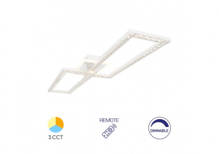 Plafonnier Crystal LED...