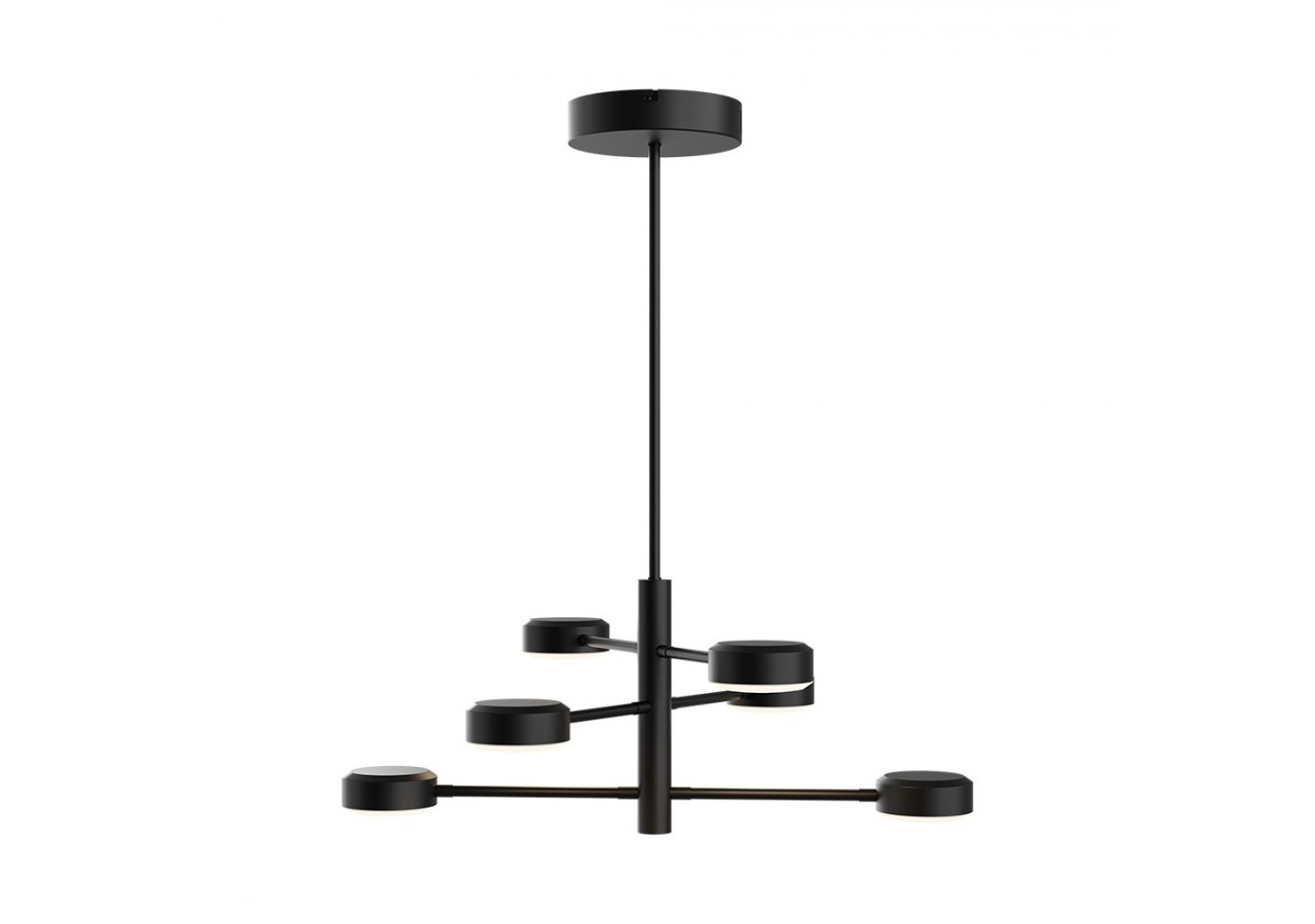 Suspension Arcana LED Noire, 5280 lm, Blanc Chaud - BH18-01101 - Braytron