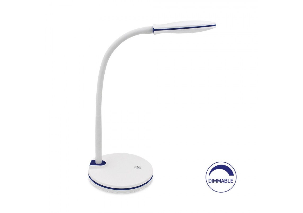 Lampe de bureau LED 132mm Blanche, 350 lm, Blanc froid - BK01-00516 - Braytron