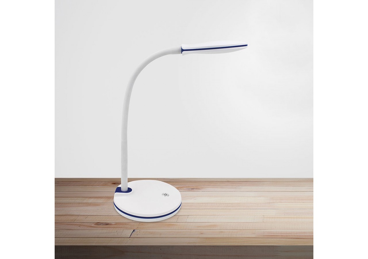 Lampe de bureau LED 132mm Blanche, 350 lm, Blanc froid - BK01-00516 - Braytron