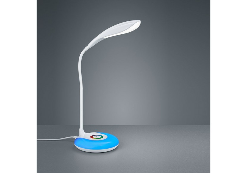 Lampe de bureau LED 130mm Blanche, 400 lm, Blanc froid - BK01-00710 - Braytron