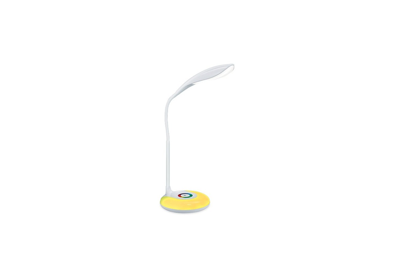 Lampe de bureau LED 130mm Blanche, 400 lm, Blanc froid - BK01-00710 - Braytron