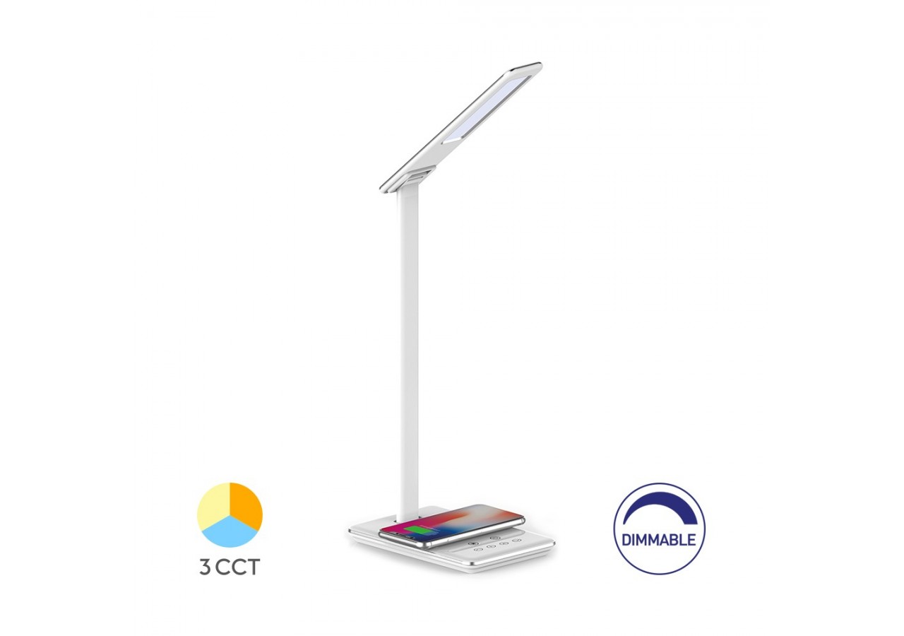 Lampe de bureau LED 180mm Blanche, 500 lm - BK01-02680 - Braytron