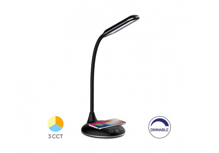 Lampe de bureau LED 143mm Noire, 500 lm - BK01-02781 - Braytron