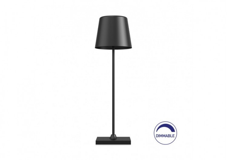 Lampe de bureau LED Noire,...