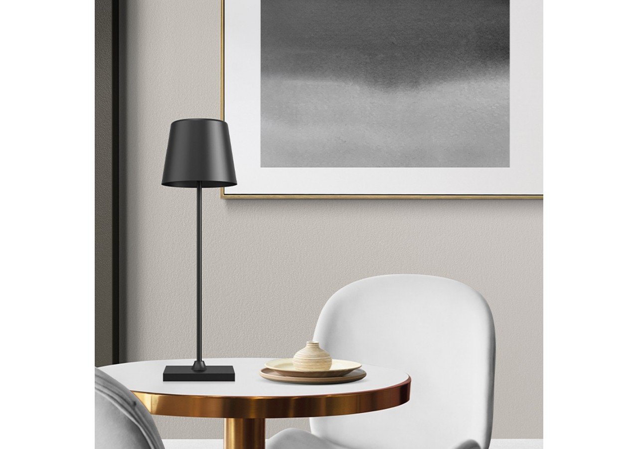 Lampe de bureau LED Noire, intensité variable, Blanc Chaud - BK06-00081 - Braytron