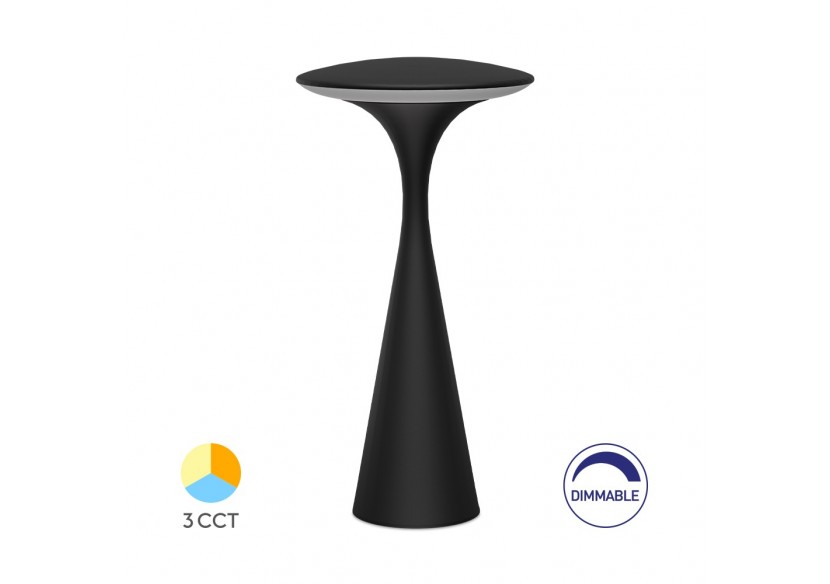 Lampe de bureau LED Noire, intensité variable, Variation de blancs - BK06-00091 - Braytron