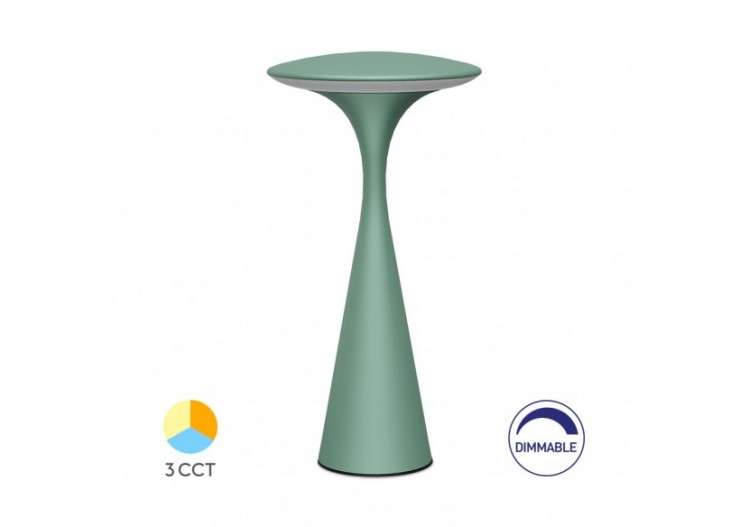 Lampe de bureau LED Verte, intensité variable, Variation de blancs - BK06-00092 - Braytron