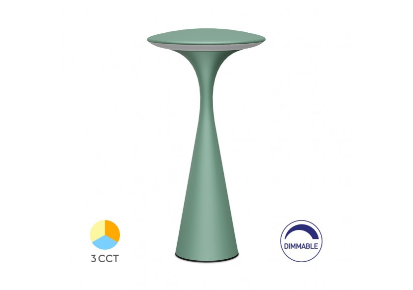 Lampe de bureau LED Verte, intensité variable, Variation de blancs - BK06-00092 - Braytron