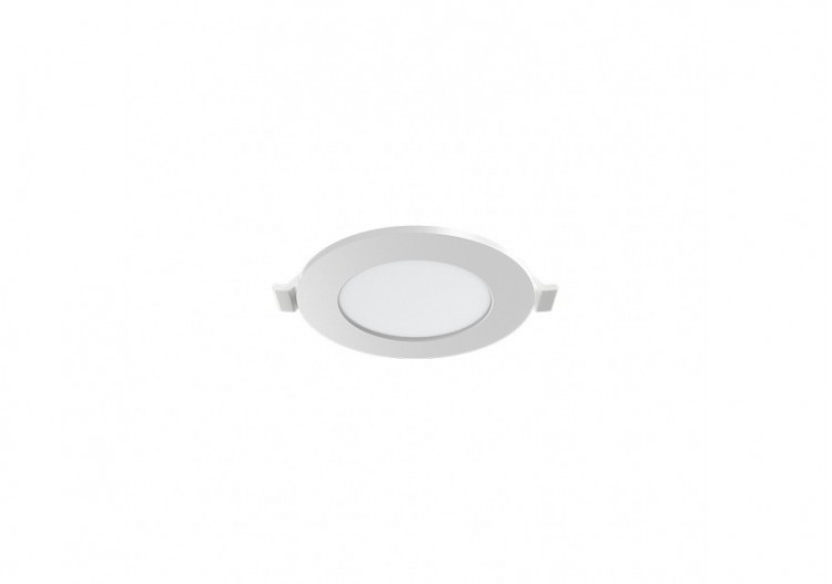 Panneau encastré LED diamètre 85mm Blanc, 220 lm, Blanc Chaud - BP01-60300 - Braytron