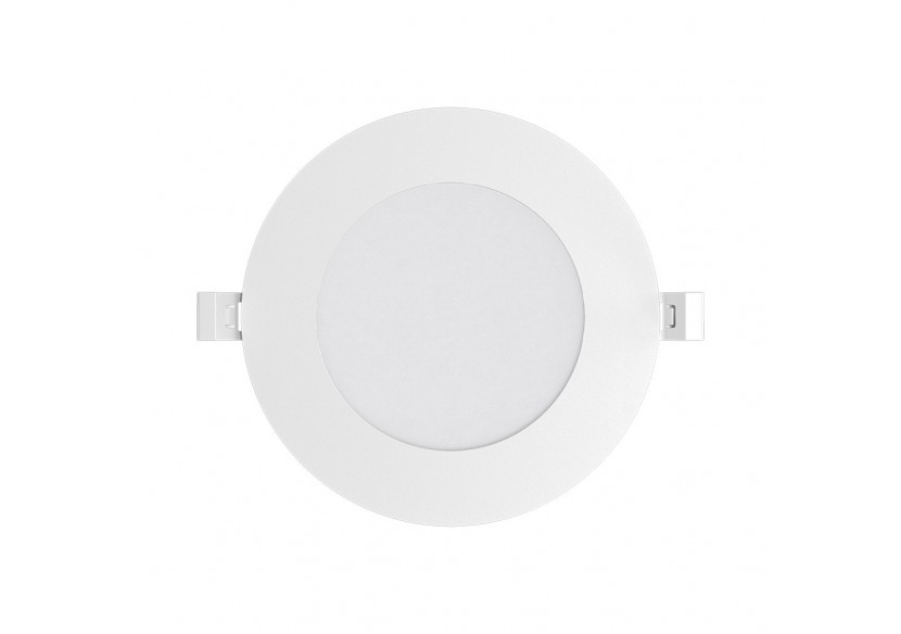 Panneau encastré LED diamètre 128mm Blanc, 470 lm, Blanc neutre - BP01-60610 - Braytron