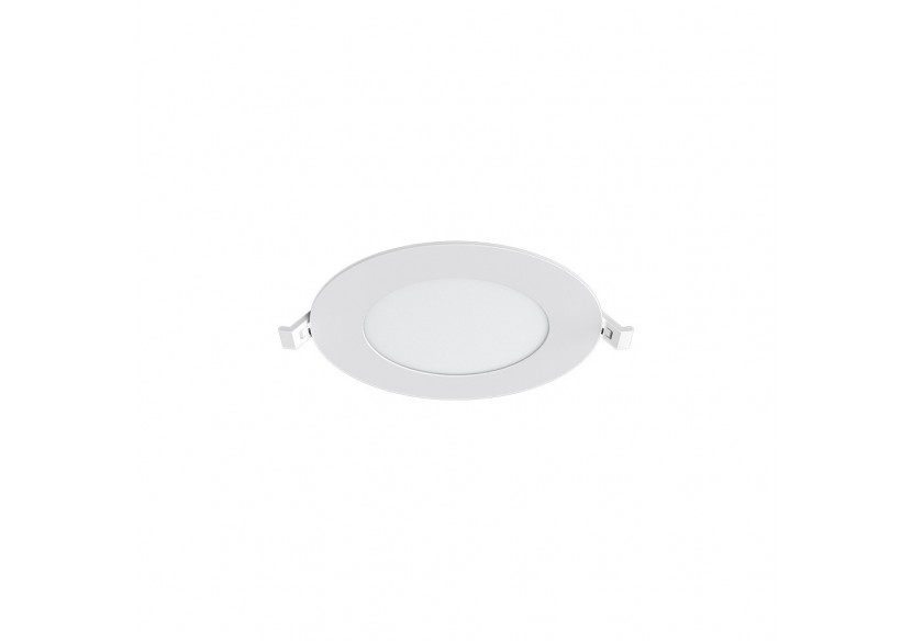 Panneau encastré LED diamètre 128mm Blanc, 470 lm, Blanc froid - BP01-60630 - Braytron