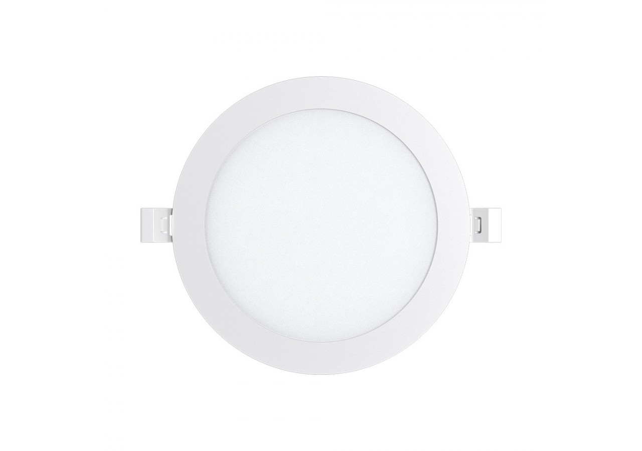 Panneau encastré LED diamètre 198mm Blanc, 1440 lm, Blanc Chaud - BP01-61500 - Braytron